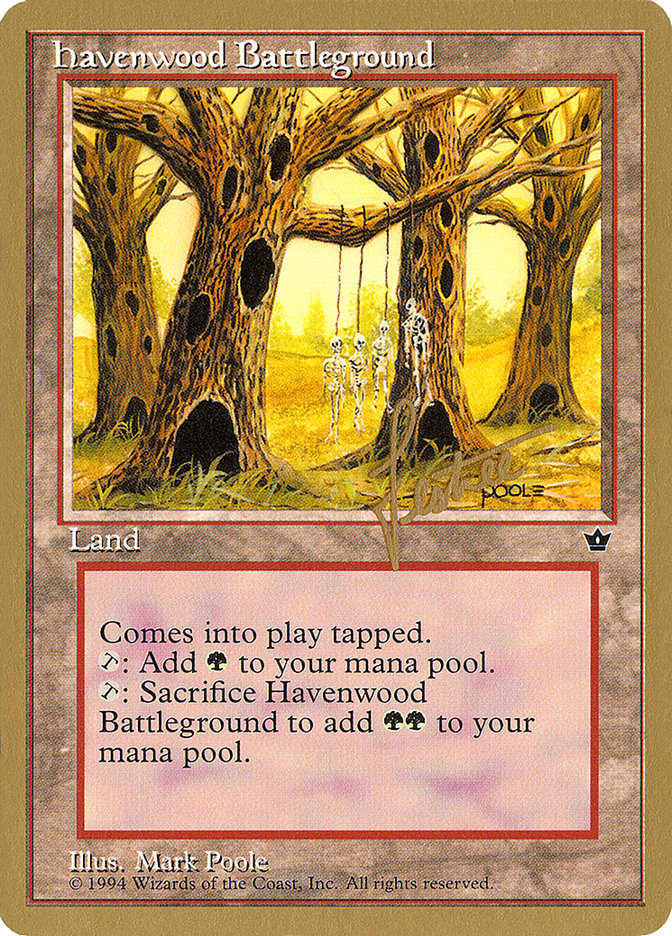 Havenwood Battleground (Bertrand Lestree) [Pro Tour Collector Set] - The Mythic Store | 24h Order Processing