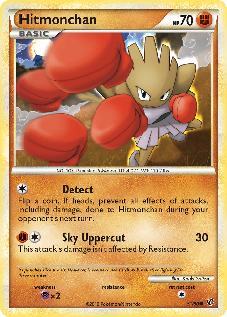 Hitmonchan (51/90) [HeartGold & SoulSilver: Undaunted] - The Mythic Store | 24h Order Processing