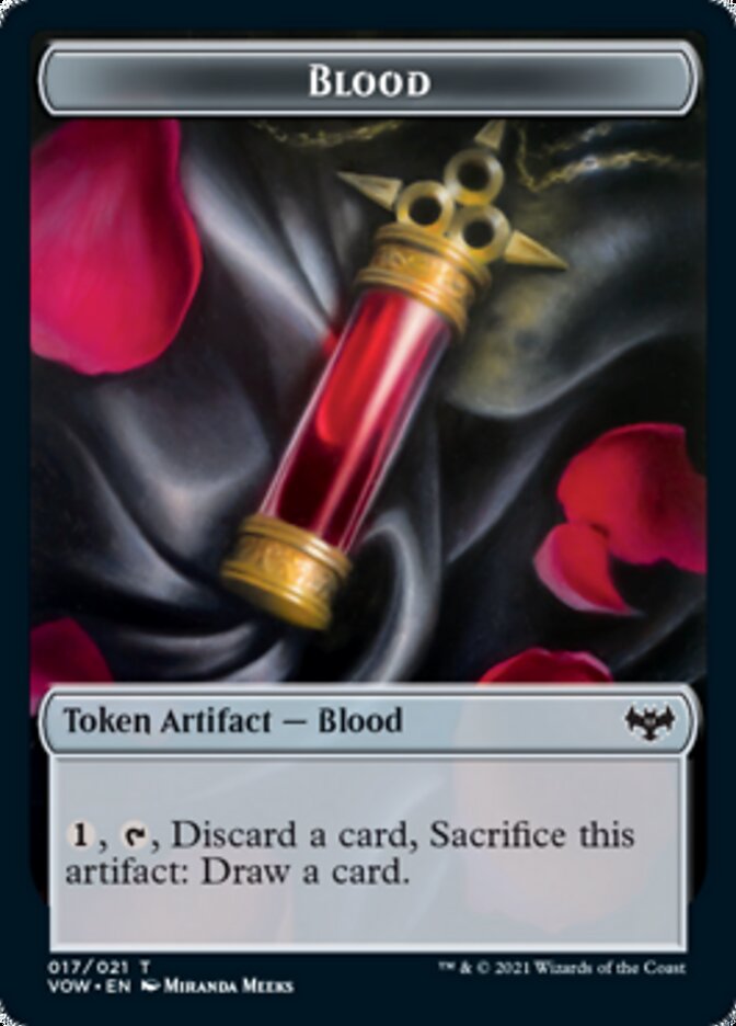 Blood // Vampire (016) Double-Sided Token [Innistrad: Crimson Vow Tokens] - The Mythic Store | 24h Order Processing
