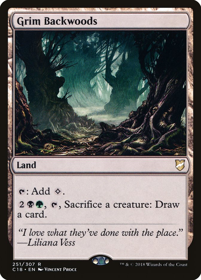 Grim Backwoods [Commander 2018] - The Mythic Store | 24h Order Processing