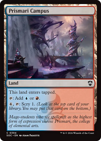 Prismari Campus [Secrets of Strixhaven Commander] - The Mythic Store | 24h Order Processing