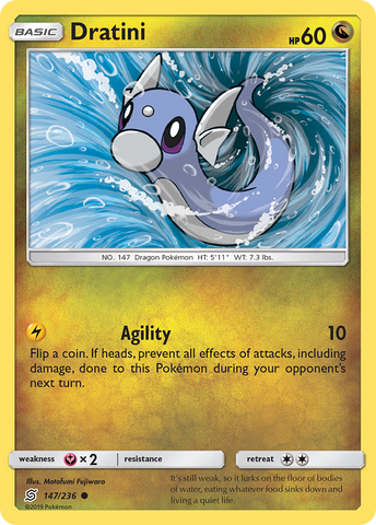 Dratini (147/236) [Sun & Moon: Unified Minds] - The Mythic Store | 24h Order Processing
