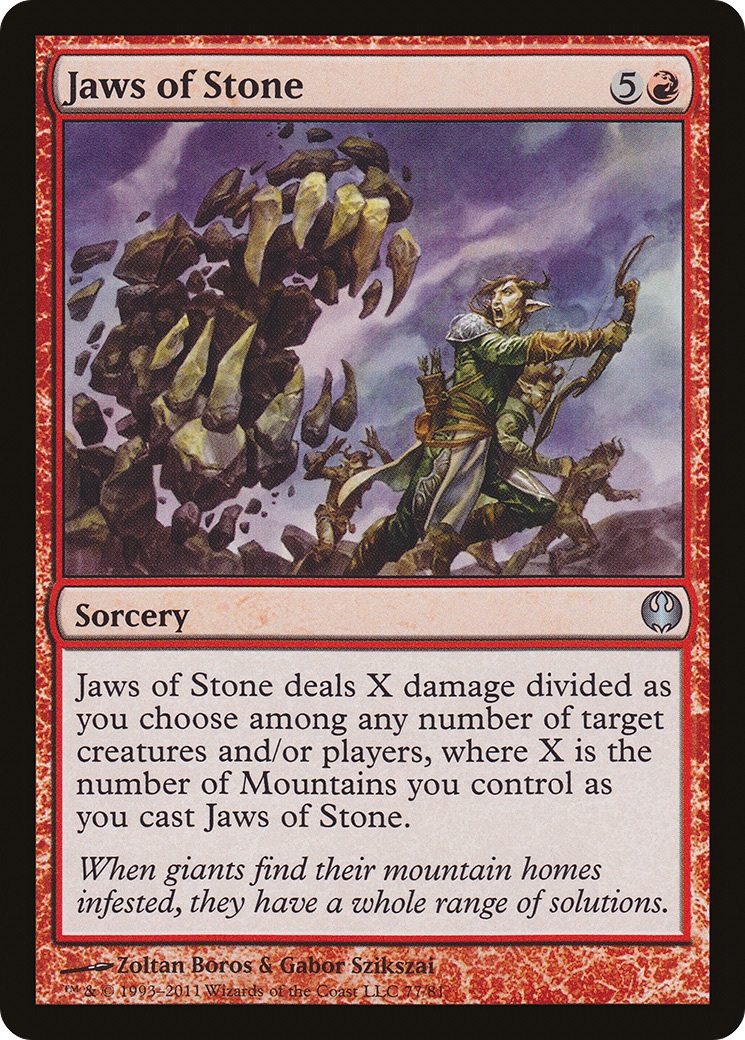 Jaws of Stone [Duel Decks: Knights vs. Dragons] - The Mythic Store | 24h Order Processing