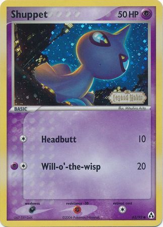 Shuppet (63/92) (Stamped) [EX: Legend Maker] - The Mythic Store | 24h Order Processing