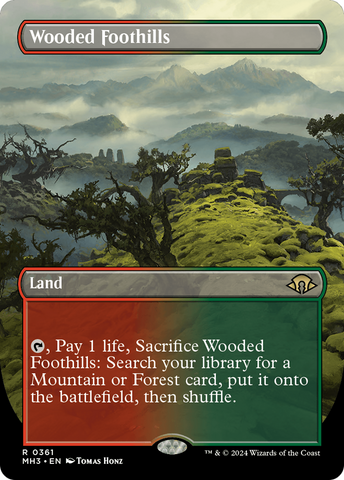 Wooded Foothills (Borderless) [Modern Horizons 3] - The Mythic Store | 24h Order Processing