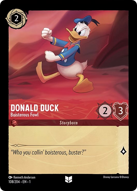 Donald Duck - Boisterous Fowl (108/204) [The First Chapter] - The Mythic Store | 24h Order Processing