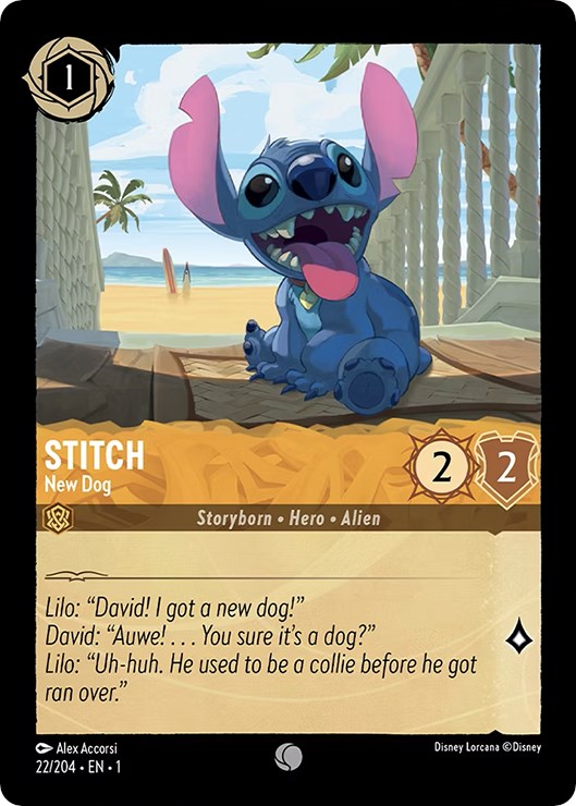 Stitch - New Dog (22/204) [The First Chapter] - The Mythic Store | 24h Order Processing