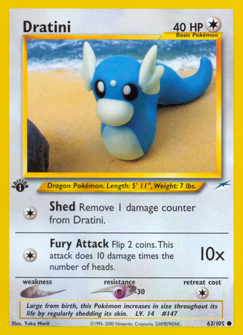 Dratini (63/105) [Neo Destiny 1st Edition] - The Mythic Store | 24h Order Processing