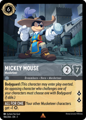 Mickey Mouse - Musketeer (186/204) [The First Chapter] - The Mythic Store | 24h Order Processing