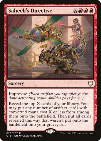 Saheeli's Directive [Commander 2018] - The Mythic Store | 24h Order Processing