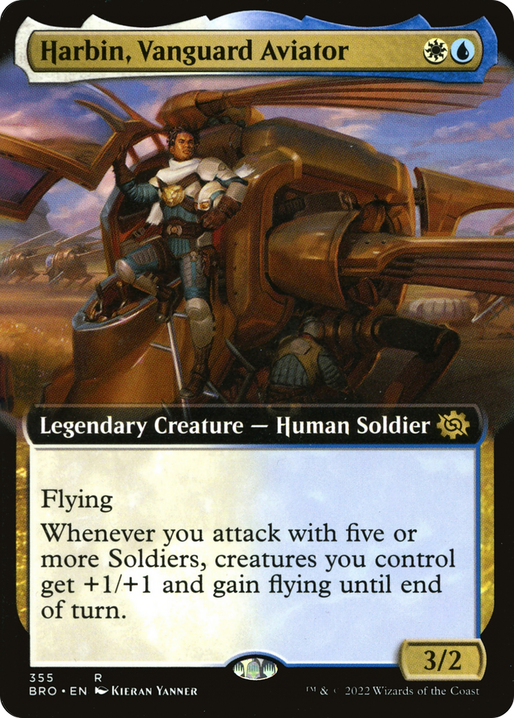 Harbin, Vanguard Aviator (Extended Art) [The Brothers' War] - The Mythic Store | 24h Order Processing