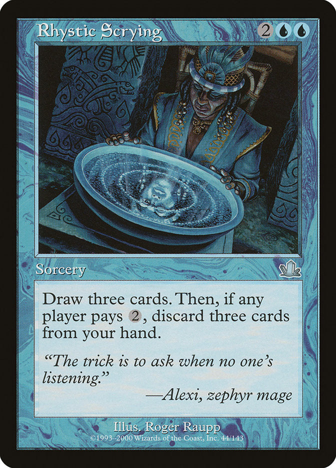 Rhystic Scrying [Prophecy] - The Mythic Store | 24h Order Processing