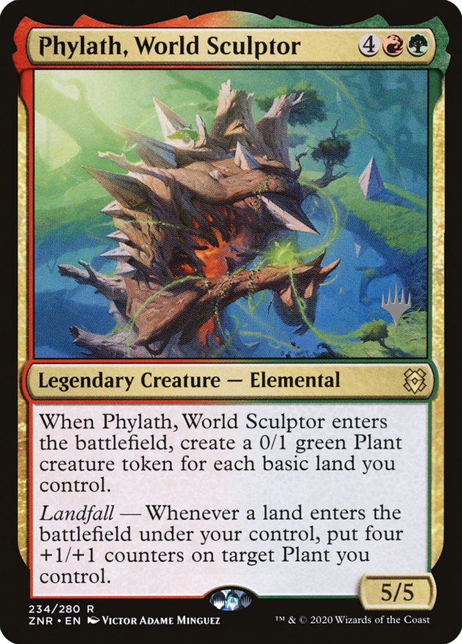 Phylath, World Sculptor (Promo Pack) [Zendikar Rising Promos] - The Mythic Store | 24h Order Processing
