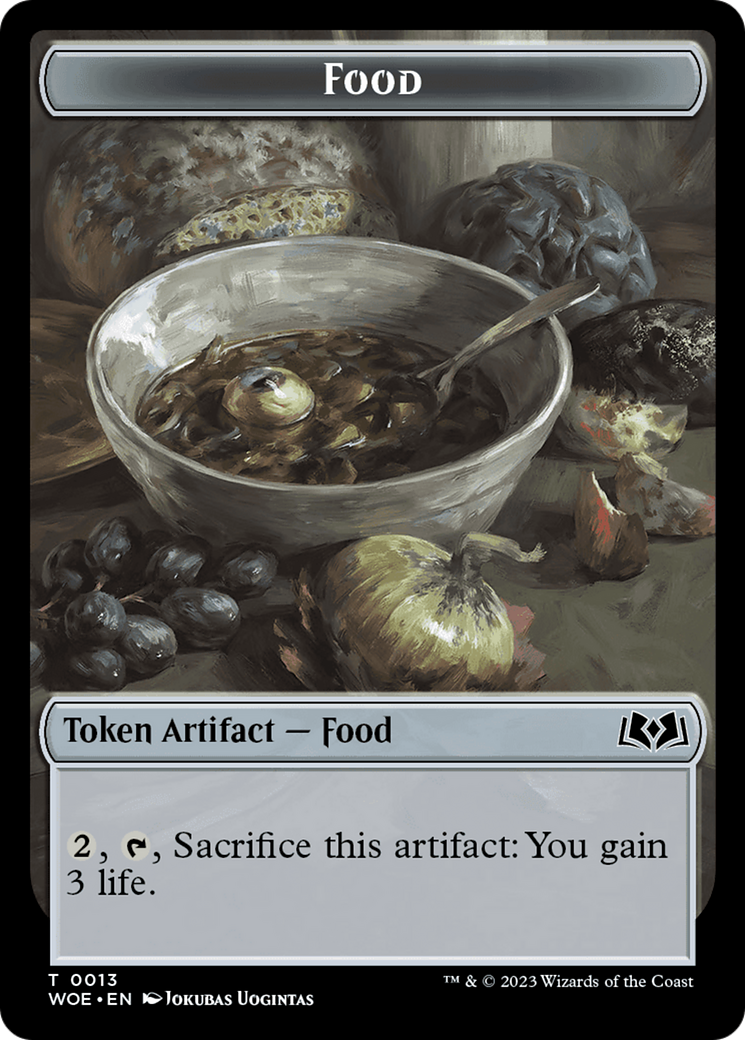 Beast // Food (0013) Double-Sided Token [Wilds of Eldraine Tokens] - The Mythic Store | 24h Order Processing