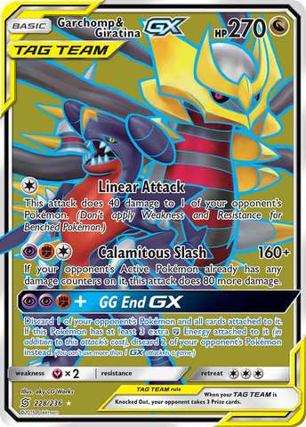 Garchomp & Giratina GX (228/236) [Sun & Moon: Unified Minds] - The Mythic Store | 24h Order Processing