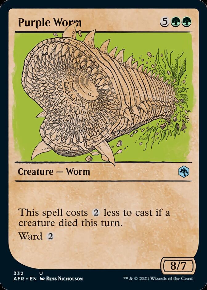Purple Worm (Showcase) [Dungeons & Dragons: Adventures in the Forgotten Realms] - The Mythic Store | 24h Order Processing