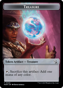 Spirit (9) // Treasure Double-Sided Token [March of the Machine Commander Tokens] - The Mythic Store | 24h Order Processing