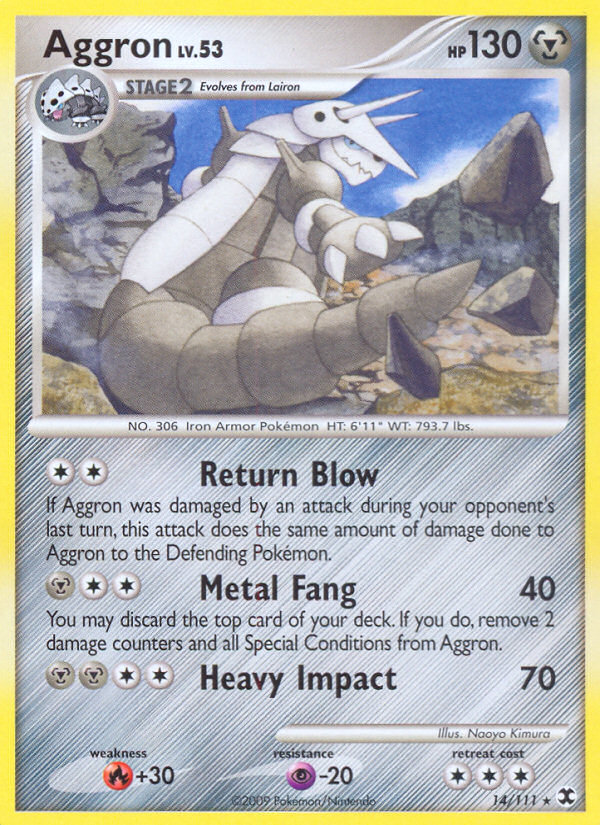 Aggron (14/111) [Platinum: Rising Rivals] - The Mythic Store | 24h Order Processing