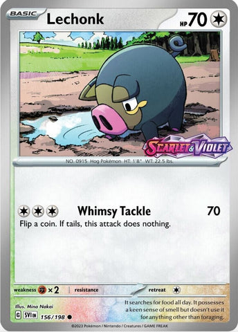 Lechonk (156/198) (Best Buy Promo) [Scarlet & Violet: Base Set] - The Mythic Store | 24h Order Processing