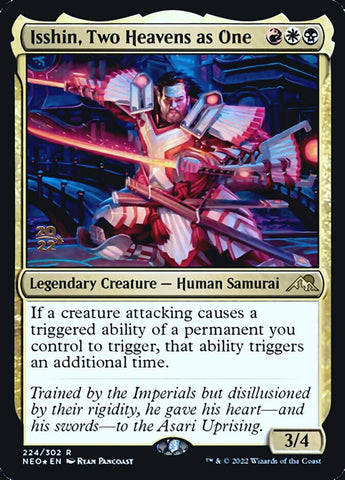 Isshin, Two Heavens as One [Kamigawa: Neon Dynasty Prerelease Promos] - The Mythic Store | 24h Order Processing