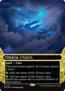 Sunken Citadel (0131) (Borderless) (Galaxy Foil) [Edge of Eternities: Stellar Sights] - The Mythic Store | 24h Order Processing
