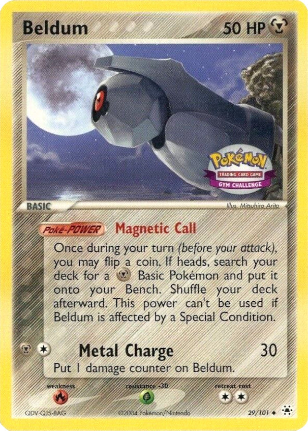 Beldum (29/101) (Gym Challenge) [EX: Hidden Legends] - The Mythic Store | 24h Order Processing