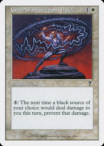 Circle of Protection: Black [Seventh Edition] - The Mythic Store | 24h Order Processing