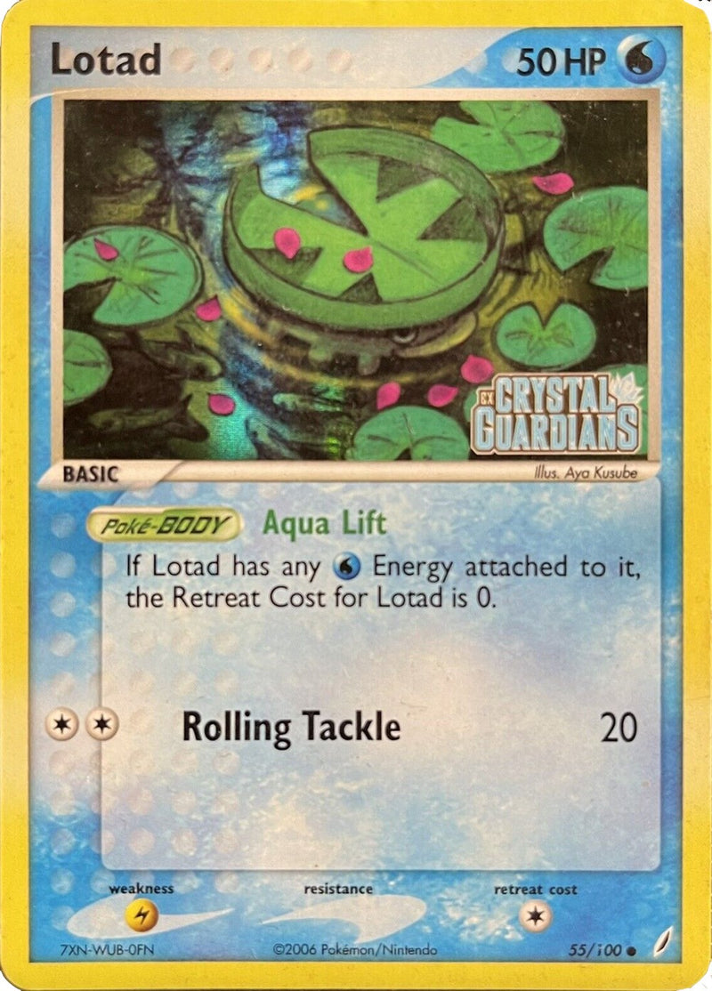 Lotad (055/100) (Theme Deck Exclusive) [EX: Crystal Guardians] - The Mythic Store | 24h Order Processing