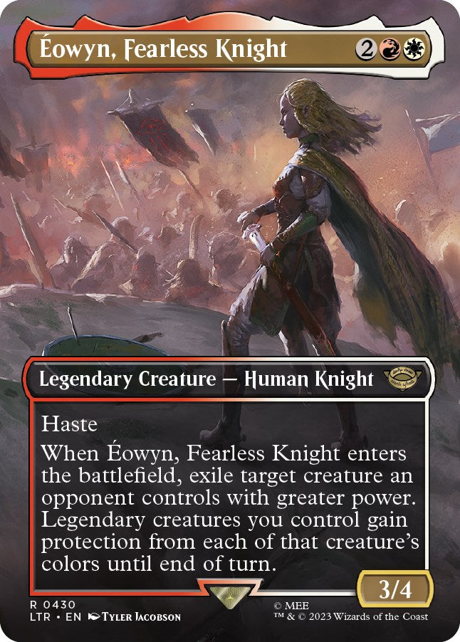 Eowyn, Fearless Knight (Borderless Alternate Art) [The Lord of the Rings: Tales of Middle-Earth] - The Mythic Store | 24h Order Processing