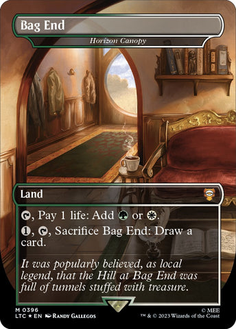 Bag End - Horizon Canopy (Borderless) (Surge Foil Realms and Relics) [The Lord of the Rings: Tales of Middle-Earth Commander] - The Mythic Store | 24h Order Processing