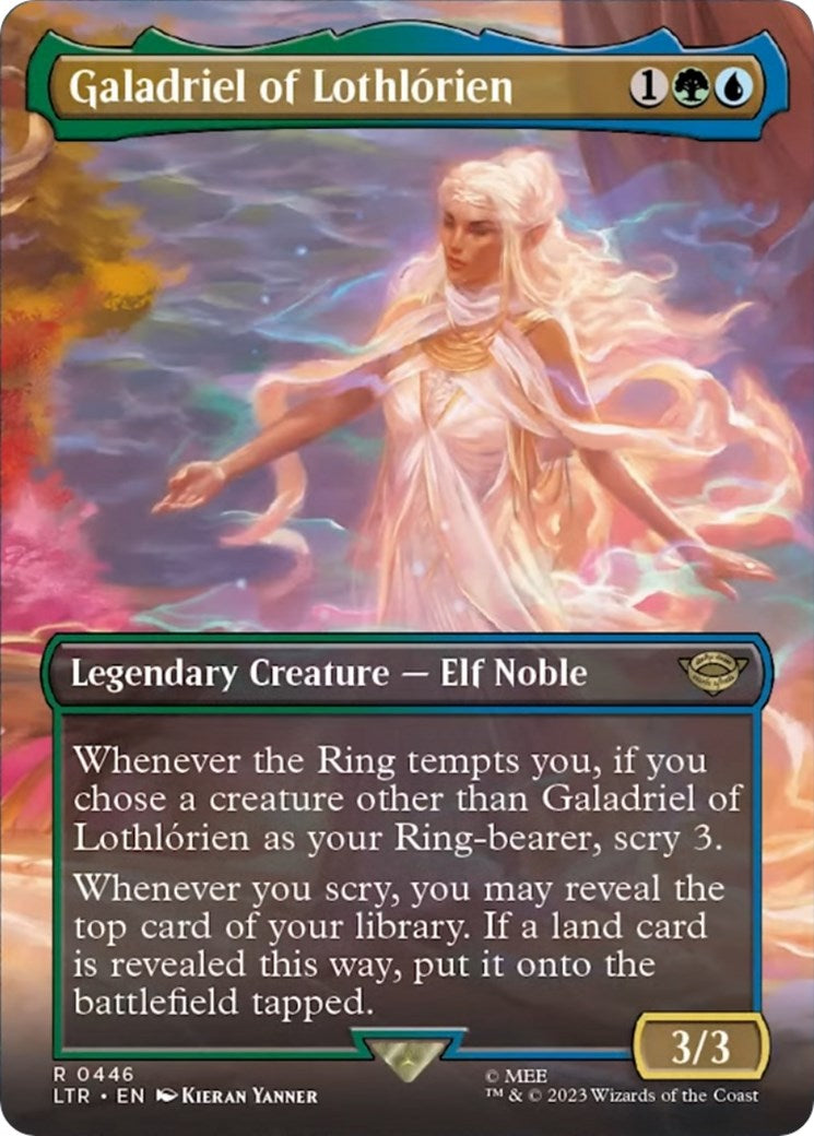Galadriel of Lothlorien (Borderless Alternate Art) [The Lord of the Rings: Tales of Middle-Earth] - The Mythic Store | 24h Order Processing