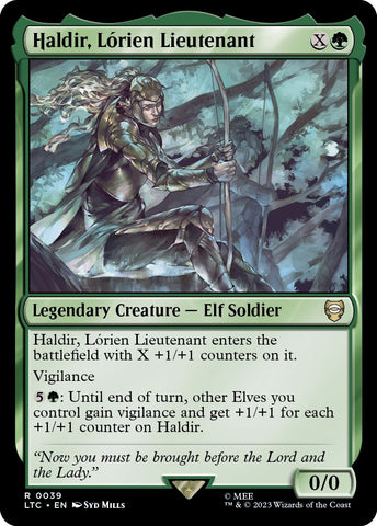 Haldir, Lorien Lieutenant [The Lord of the Rings: Tales of Middle-Earth Commander] - The Mythic Store | 24h Order Processing