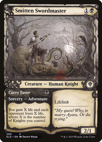 Smitten Swordmaster // Curry Favor (Showcase) [Throne of Eldraine] - The Mythic Store | 24h Order Processing