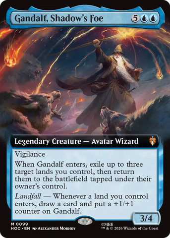 Gandalf, Shadow's Foe (Extended Art) [The Hobbit: Eternal-Legal] - The Mythic Store | 24h Order Processing