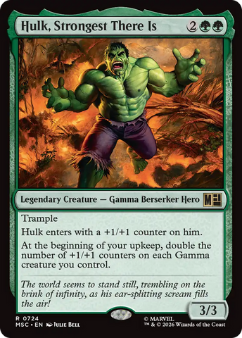 Hulk, Strongest There Is [Marvel Super Heroes Commander] - The Mythic Store | 24h Order Processing