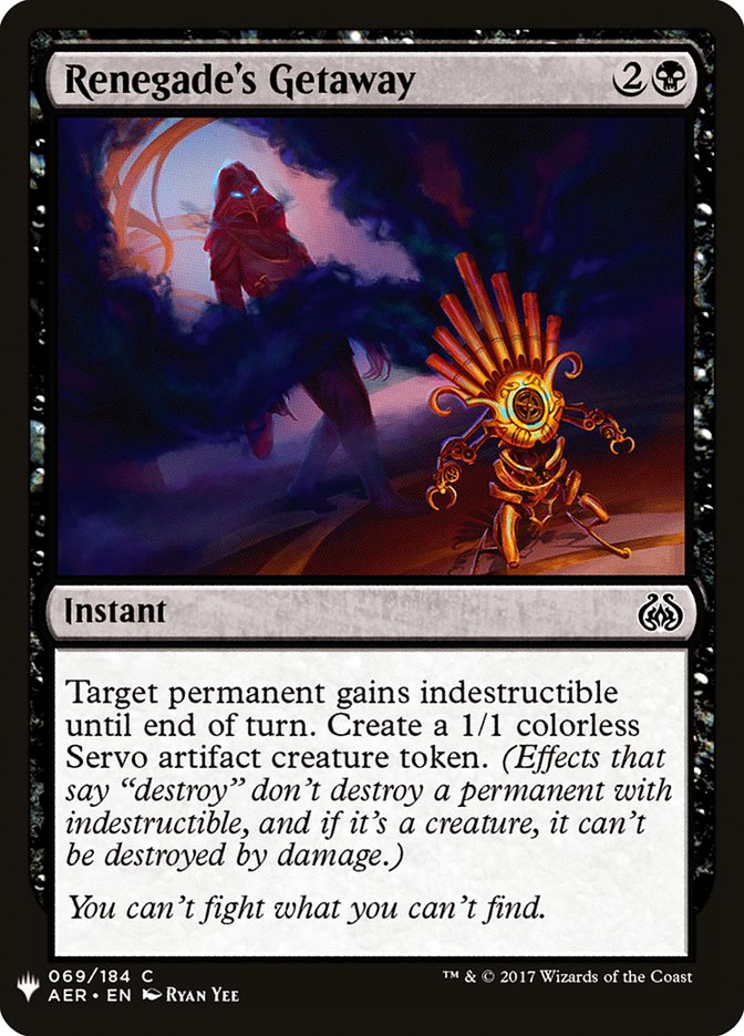 Renegade's Getaway [Mystery Booster] - The Mythic Store | 24h Order Processing