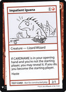 Impatient Iguana [Mystery Booster Playtest Cards] - The Mythic Store | 24h Order Processing