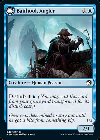 Baithook Angler // Hook-Haunt Drifter [Innistrad: Midnight Hunt] - The Mythic Store | 24h Order Processing