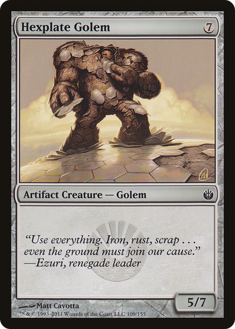 Hexplate Golem [Mirrodin Besieged] - The Mythic Store | 24h Order Processing