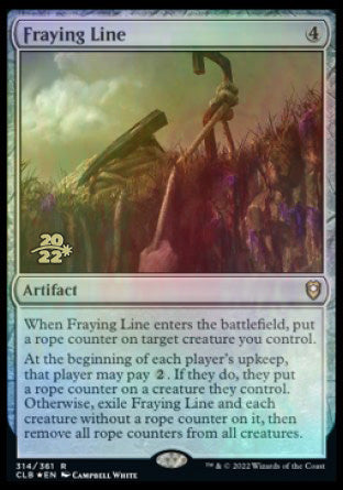 Fraying Line [Commander Legends: Battle for Baldur's Gate Prerelease Promos] - The Mythic Store | 24h Order Processing