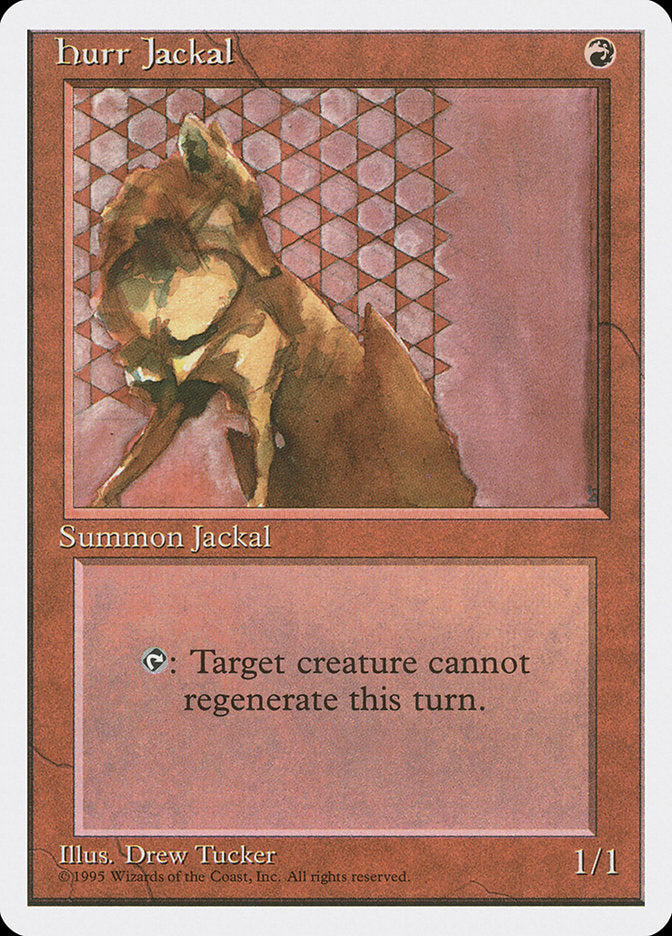 Hurr Jackal [Fourth Edition] - The Mythic Store | 24h Order Processing
