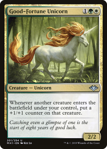 Good-Fortune Unicorn [Modern Horizons] - The Mythic Store | 24h Order Processing