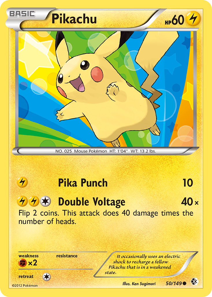 Pikachu (50/149) [Black & White: Boundaries Crossed] - The Mythic Store | 24h Order Processing