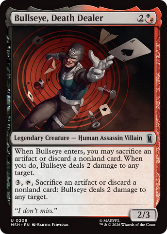 Bullseye, Death Dealer [Marvel Super Heroes] - The Mythic Store | 24h Order Processing