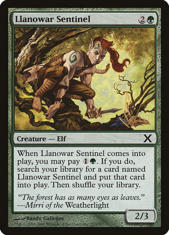 Llanowar Sentinel [Tenth Edition] - The Mythic Store | 24h Order Processing