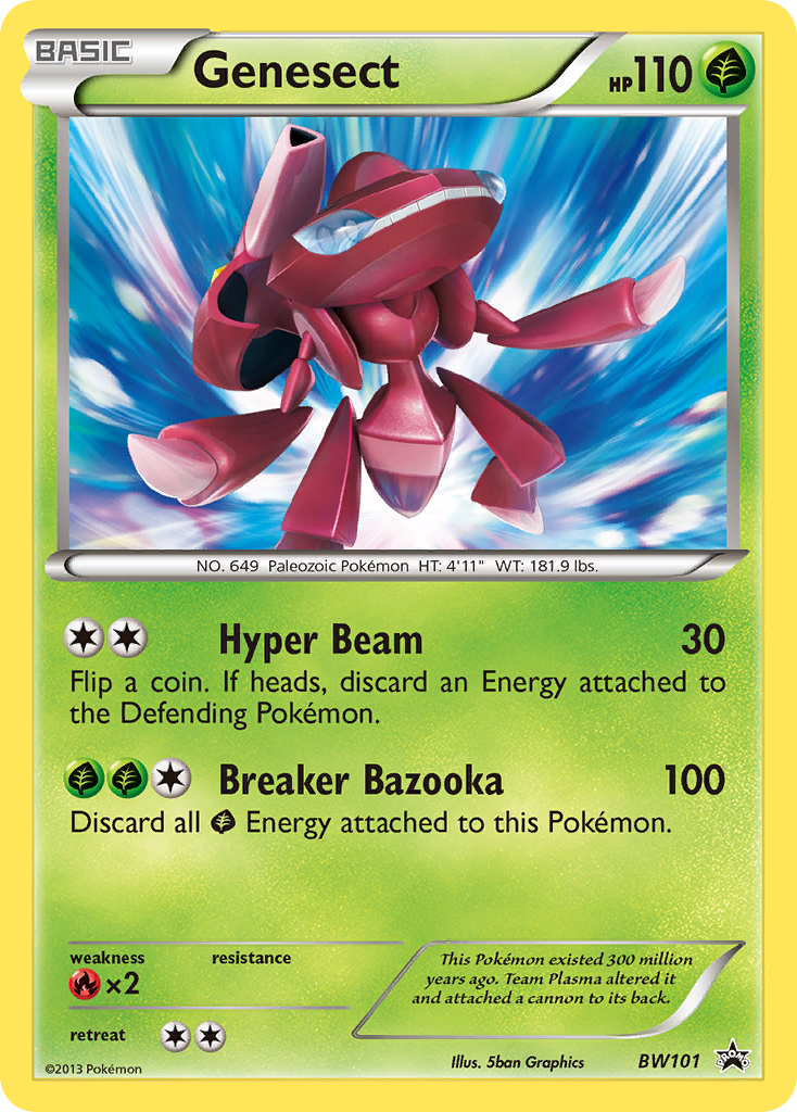 Genesect (BW101) [Black & White: Black Star Promos] - The Mythic Store | 24h Order Processing