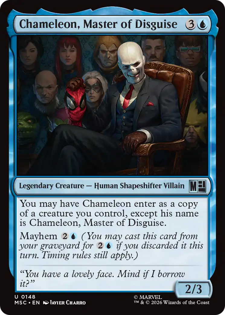 Chameleon, Master of Disguise (Surge Foil) [Marvel Super Heroes Commander] - The Mythic Store | 24h Order Processing
