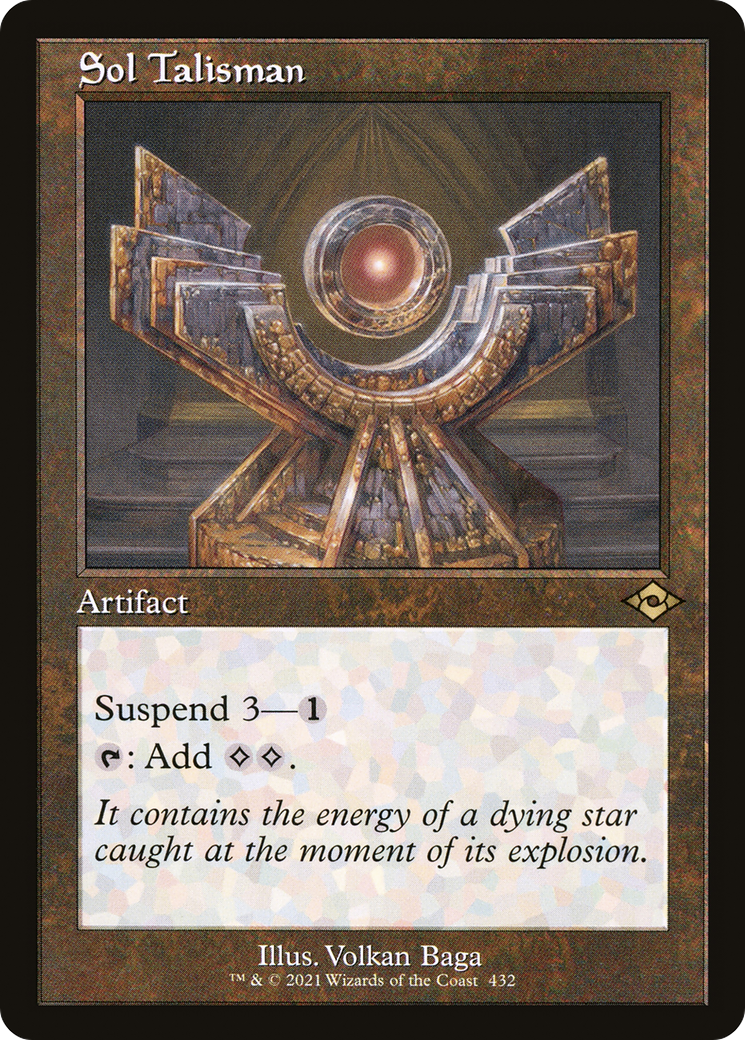 Sol Talisman (Retro) [Modern Horizons 2] - The Mythic Store | 24h Order Processing