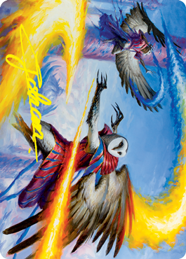 Teach by Example Art Card (Gold-Stamped Signature) [Strixhaven: School of Mages Art Series] - The Mythic Store | 24h Order Processing