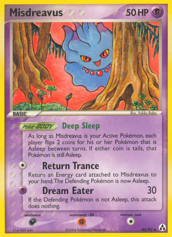 Misdreavus (40/92) [EX: Legend Maker] - The Mythic Store | 24h Order Processing